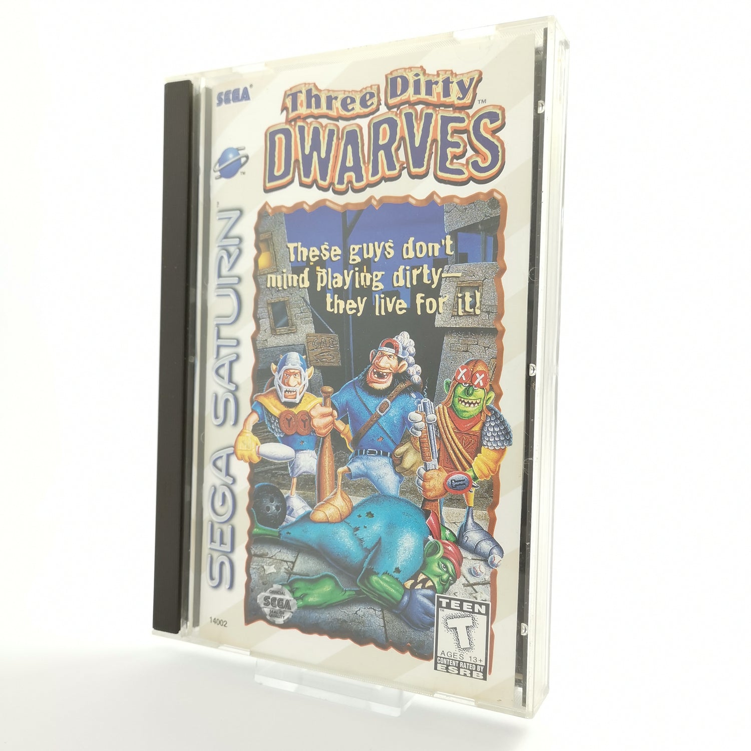 Sega Saturn Game: Three Dirty Dwarves | SegaSaturn OVP - NTSC-U/C USA