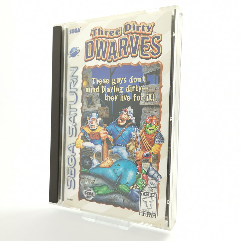Sega Saturn Spiel : Three Dirty Dwarves |  SegaSaturn OVP - NTSC-U/C USA