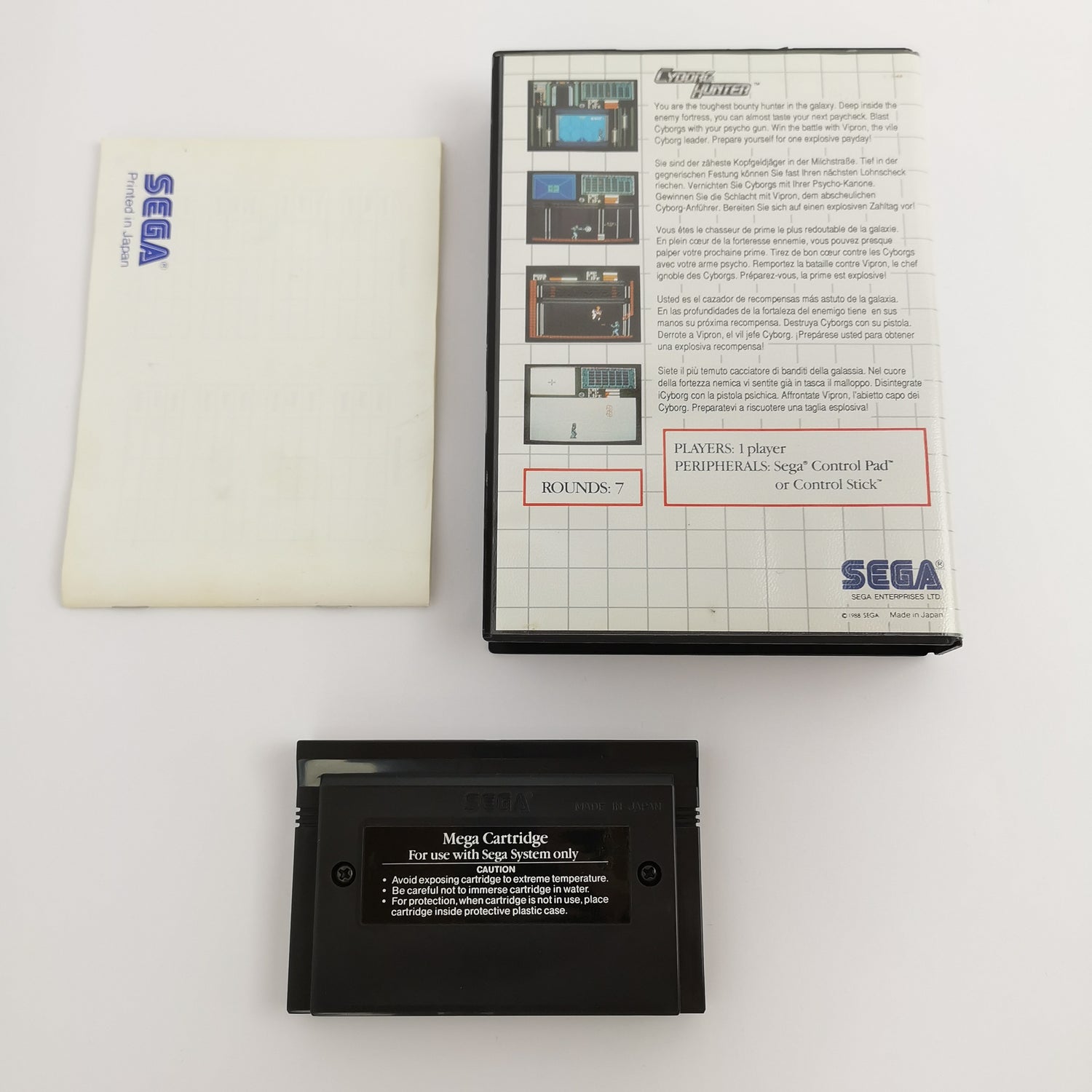 Sega Master System Spiel : Cyborg Hunter | MS MasterSystem - OVP PAL