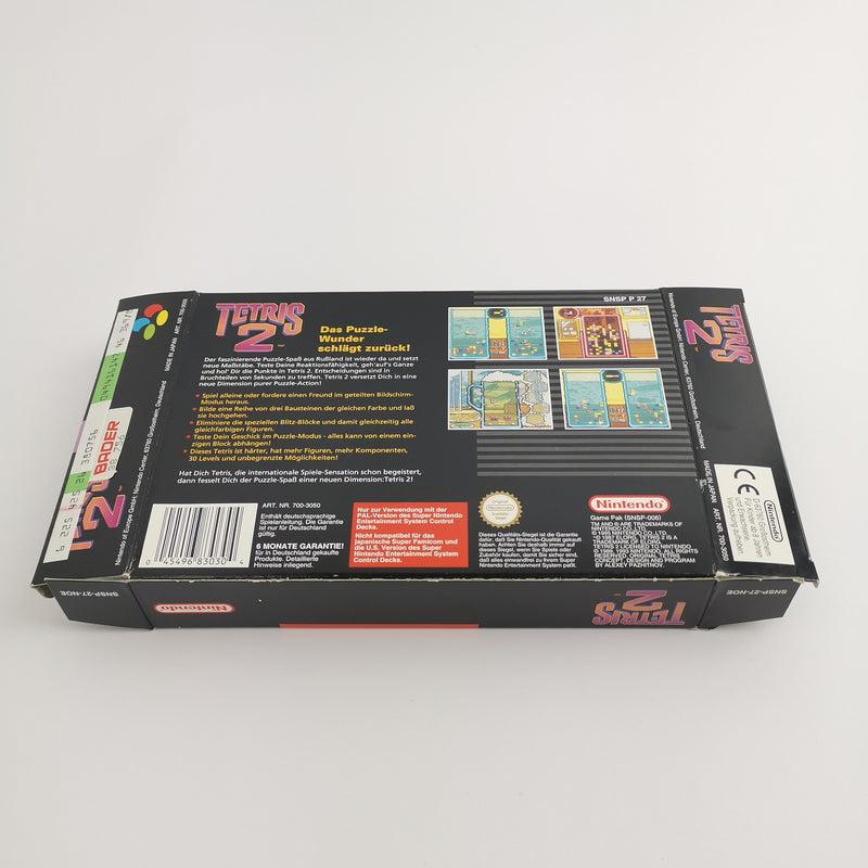 Super Nintendo Spiel : Tetris 2 | SNES OVP - PAL Version NOE