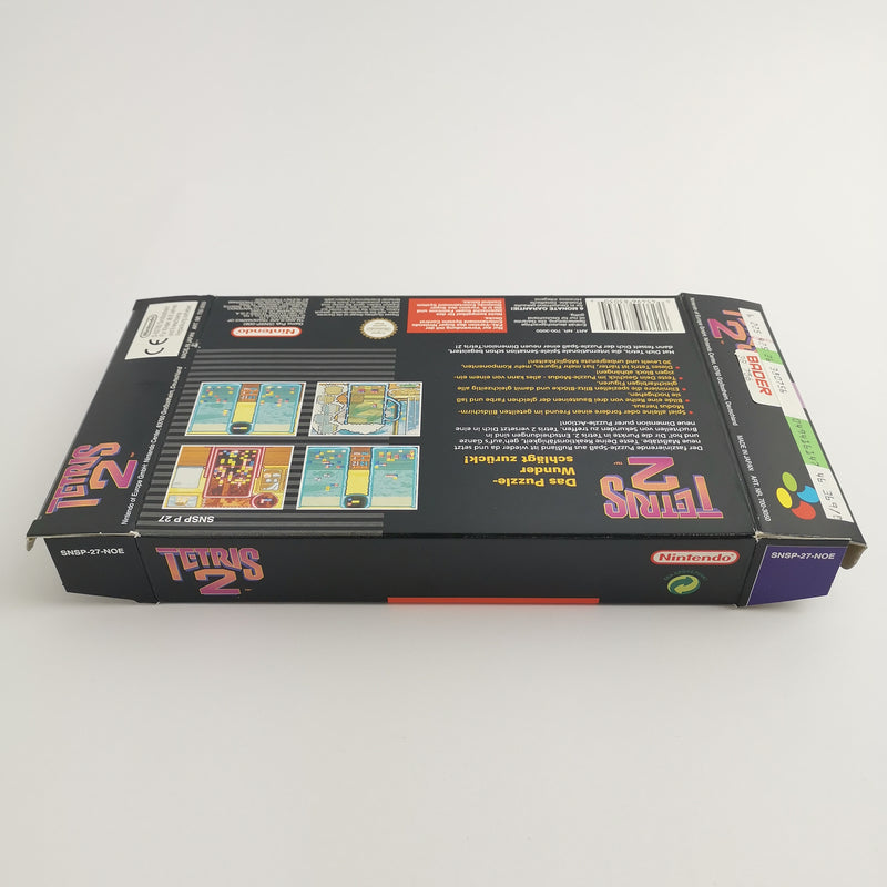 Super Nintendo Game: Tetris 2 | SNES OVP - PAL Version NOE