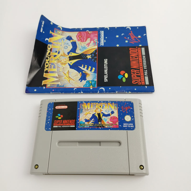 Super Nintendo Spiel : Young Merlin | SNES OVP - PAL Version NOE