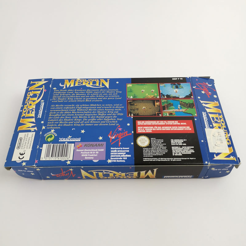 Super Nintendo Spiel : Young Merlin | SNES OVP - PAL Version NOE