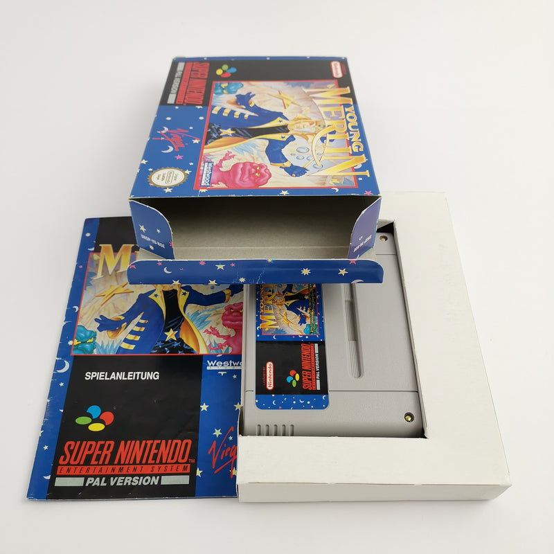 Super Nintendo Spiel : Young Merlin | SNES OVP - PAL Version NOE