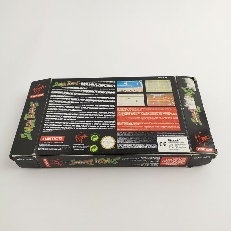 Super Nintendo Game: Smash Tennis | SNES OVP - PAL Version EUR