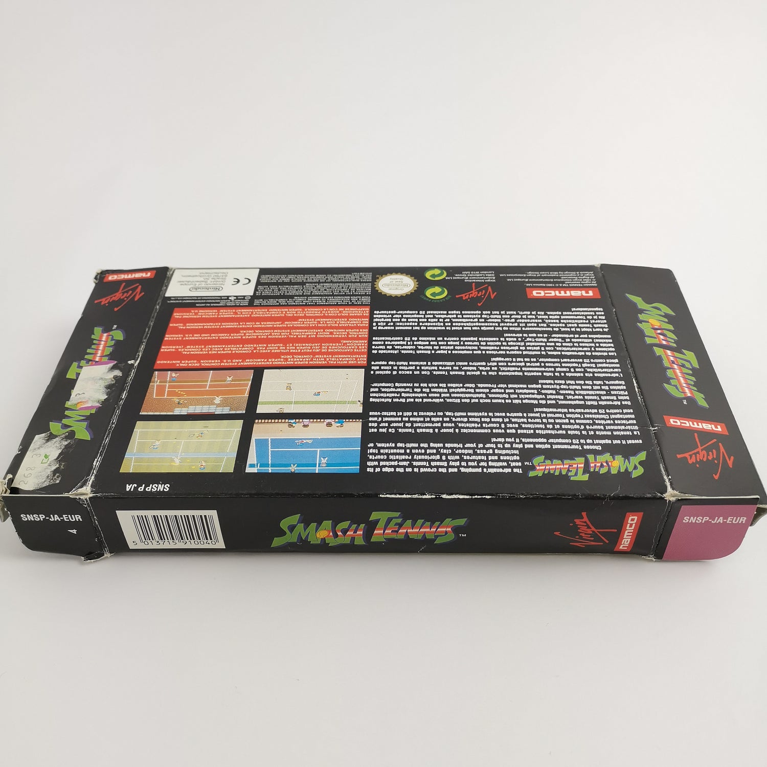Super Nintendo Game: Smash Tennis | SNES OVP - PAL Version EUR