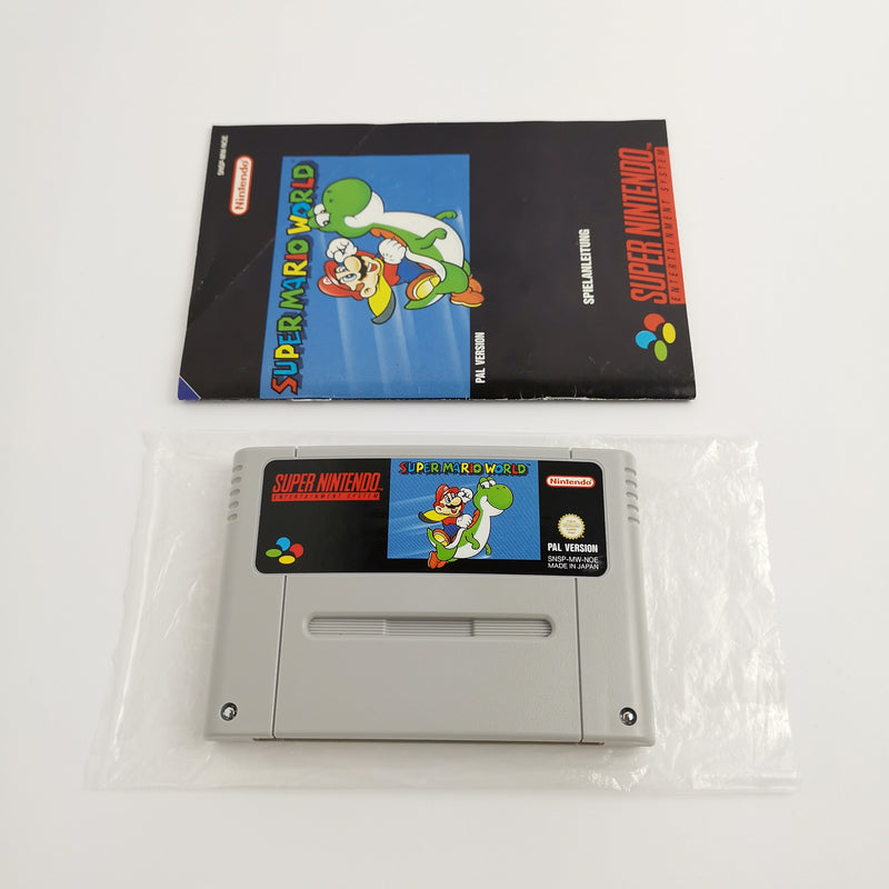 Super Nintendo Game: Super Mario World SMW | SNES OVP - PAL Version NOE