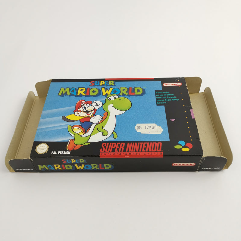 Super Nintendo Game: Super Mario World SMW | SNES OVP - PAL Version NOE