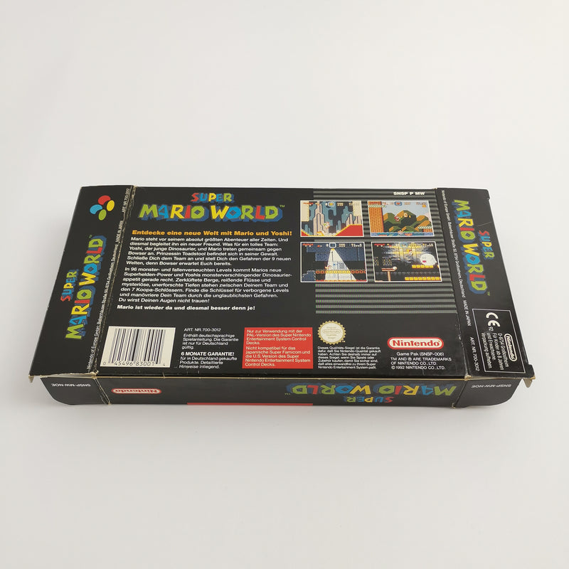 Super Nintendo Game: Super Mario World SMW | SNES OVP - PAL Version NOE