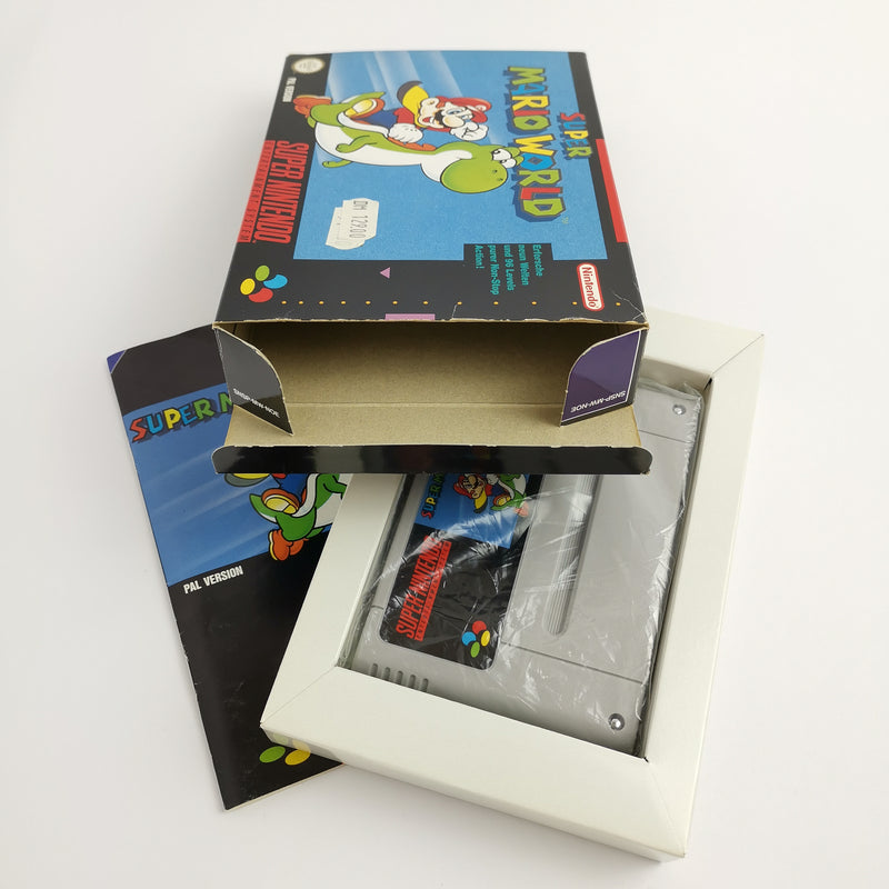 Super Nintendo Game: Super Mario World SMW | SNES OVP - PAL Version NOE