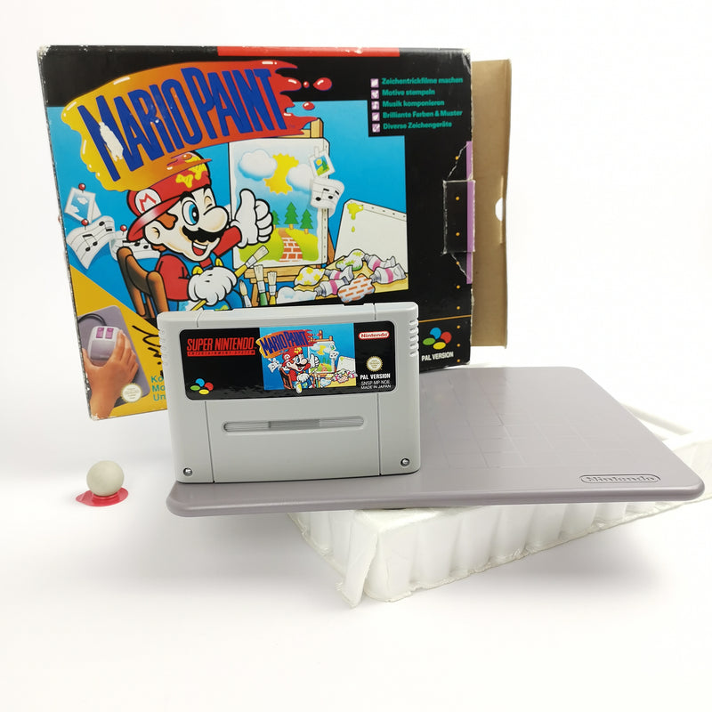 Super Nintendo Spiel : Mario Paint ohne Maus | SNES OVP - PAL Version NOE