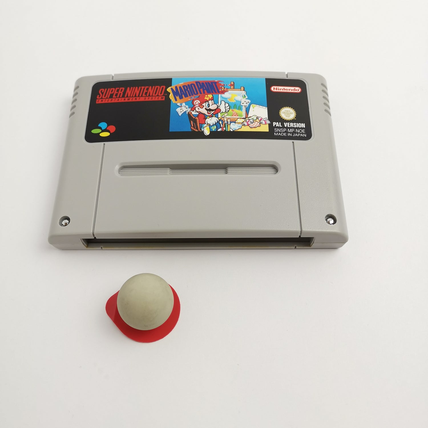 Super Nintendo game: Mario Paint without mouse | SNES OVP - PAL Version NOE