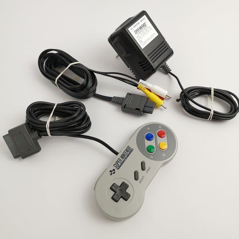 Super Nintendo Konsole 50 / 60 Hz Umbau mit 3 Spielen, Controller u. Kabel SNES