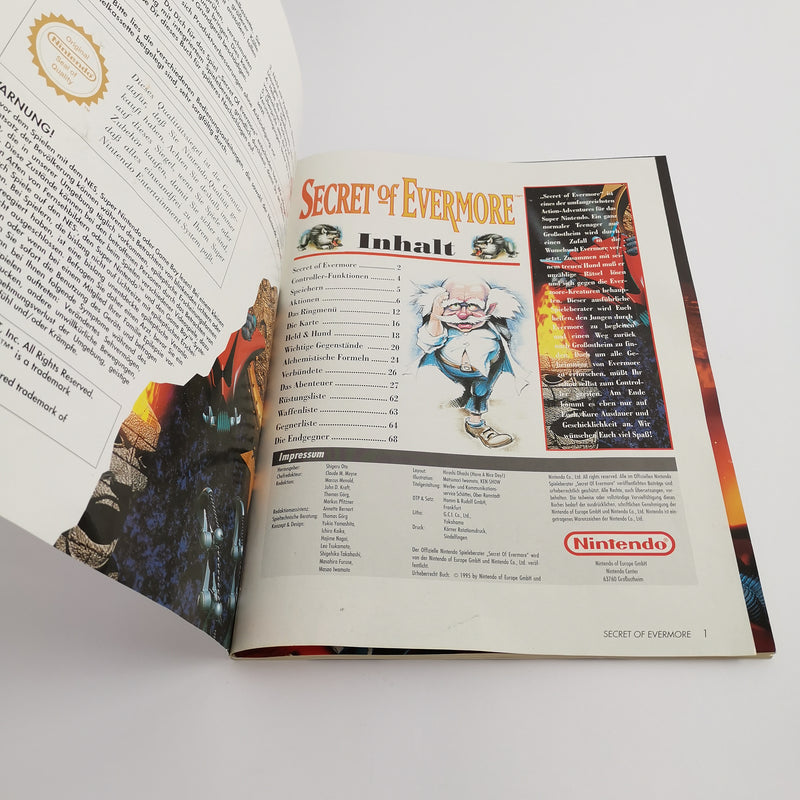 Super Nintendo Spiel : Secret of Evermore Big Box | SNES OVP - PAL NOE