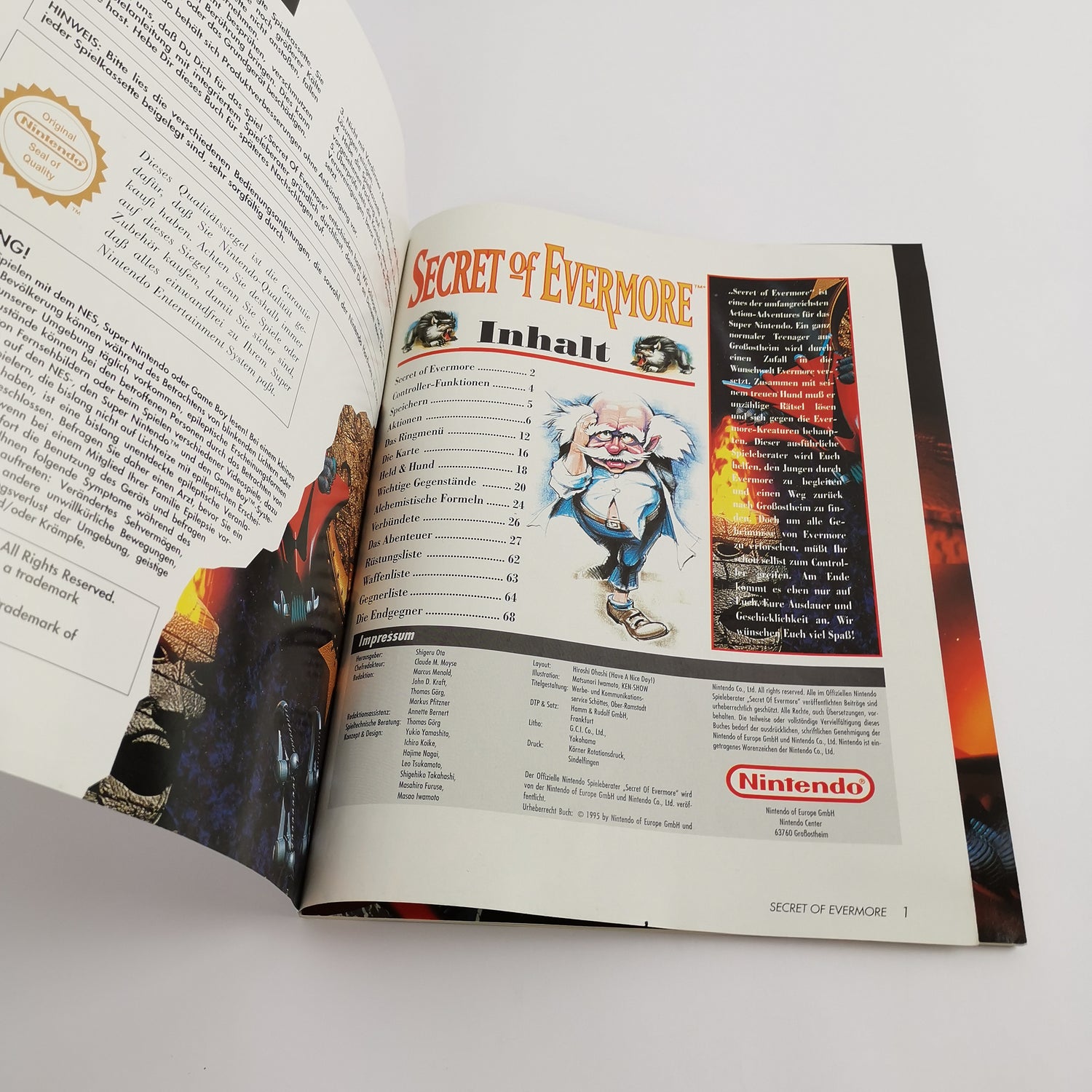 Super Nintendo Game: Secret of Evermore Big Box | SNES OVP - PAL NOE [2]