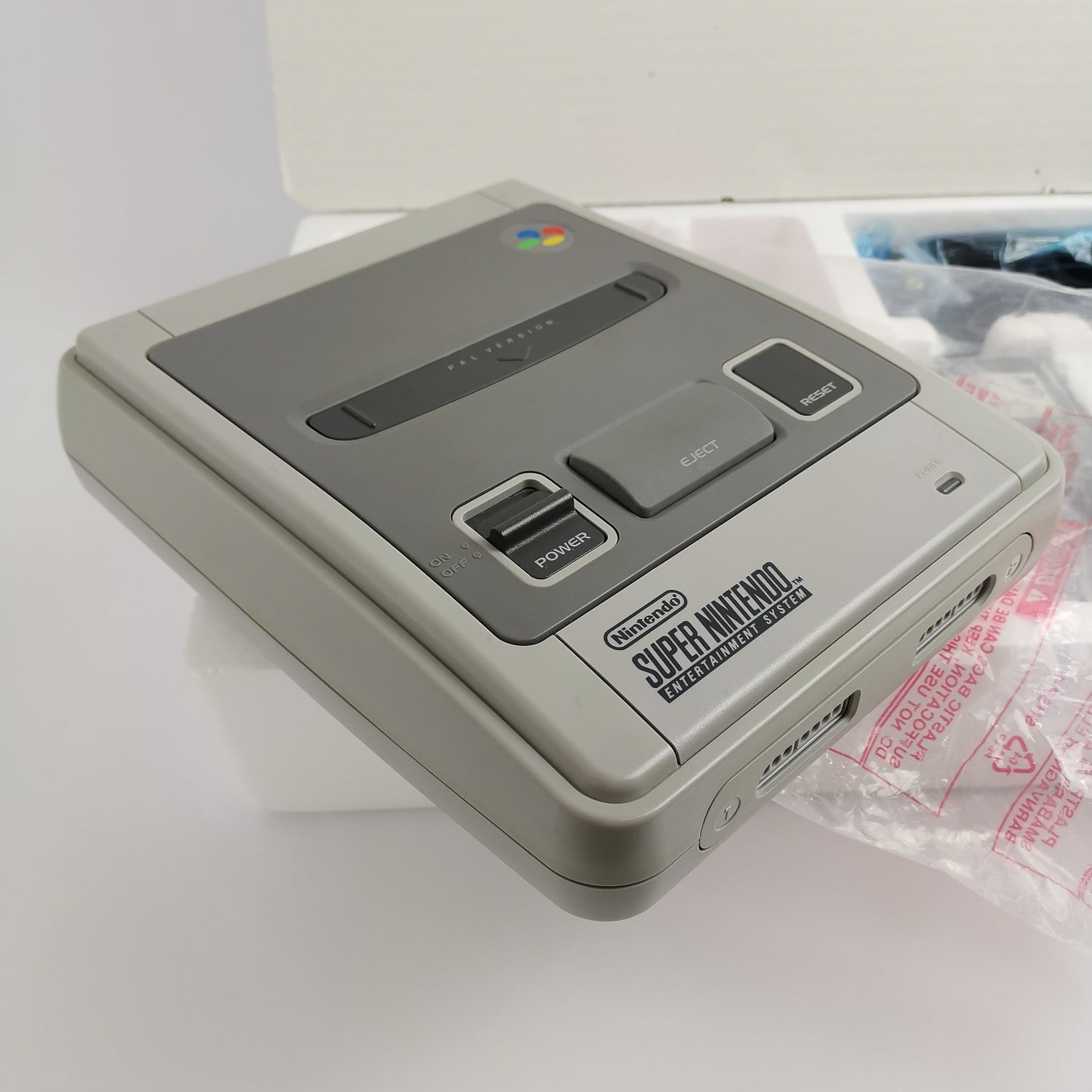 Super Nintendo Console: Super Mario World Pak | SNES Console - OVP PAL NOE-1