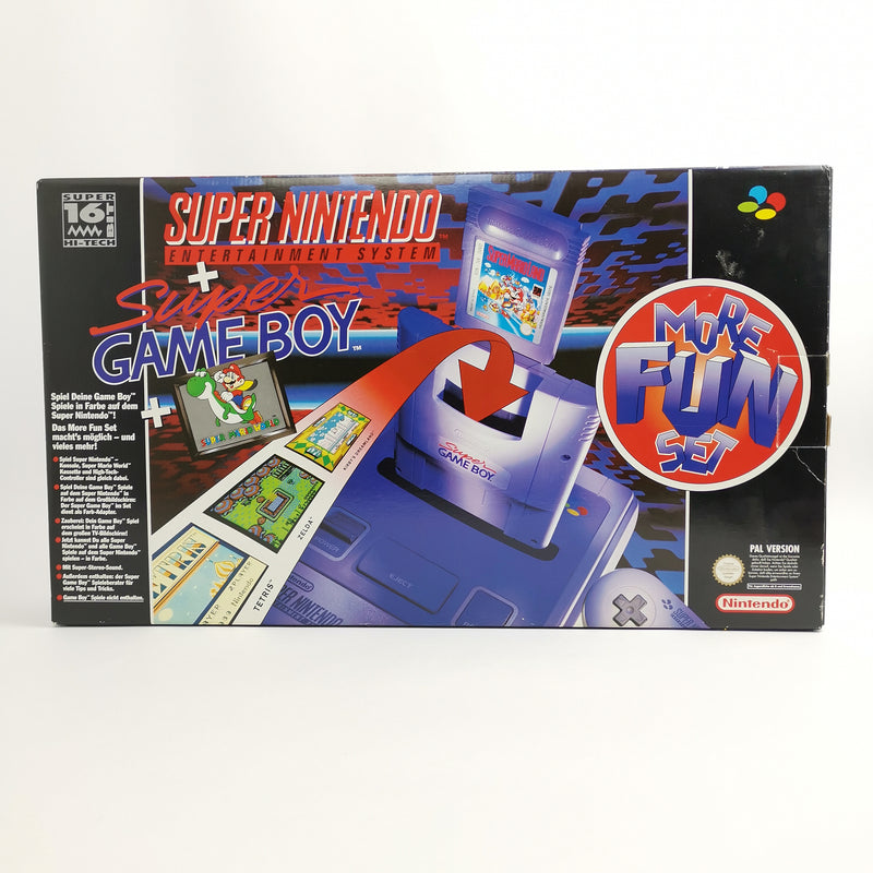 Super Nintendo Konsole : More Fun Set 2 | SNES Console - OVP PAL NOE [2]