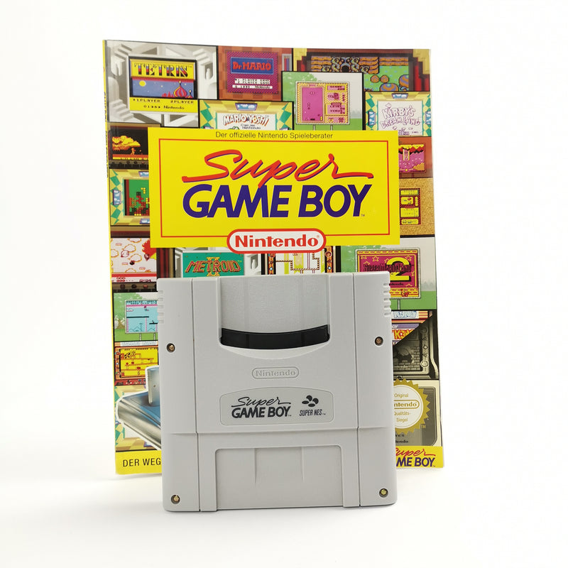 Super Nintendo Zubehör : Super NES Game Boy Adapter + GameBoy Spieleberater SNES