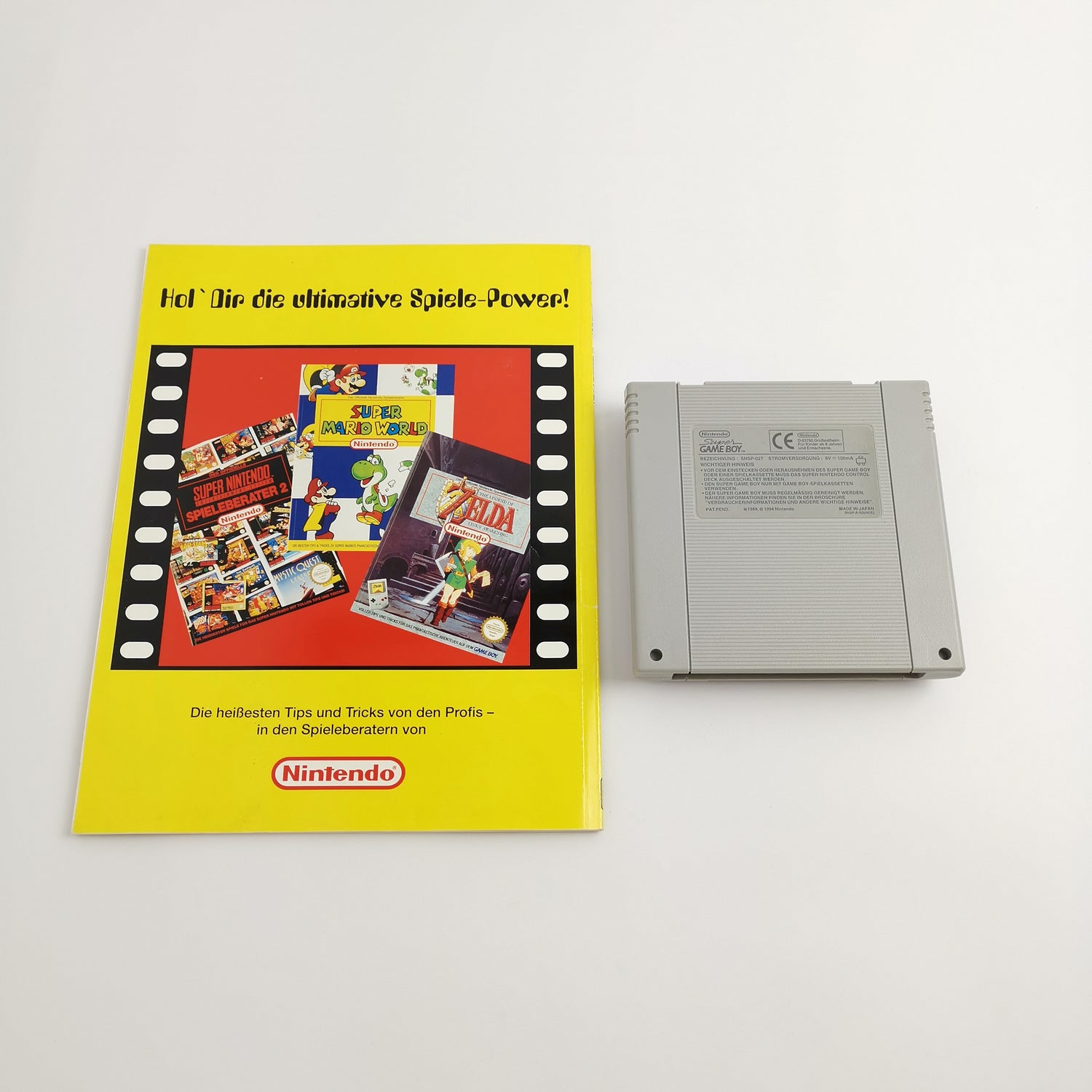 Super Nintendo Accessories: Super NES Game Boy Adapter + GameBoy Game Advisor SNES