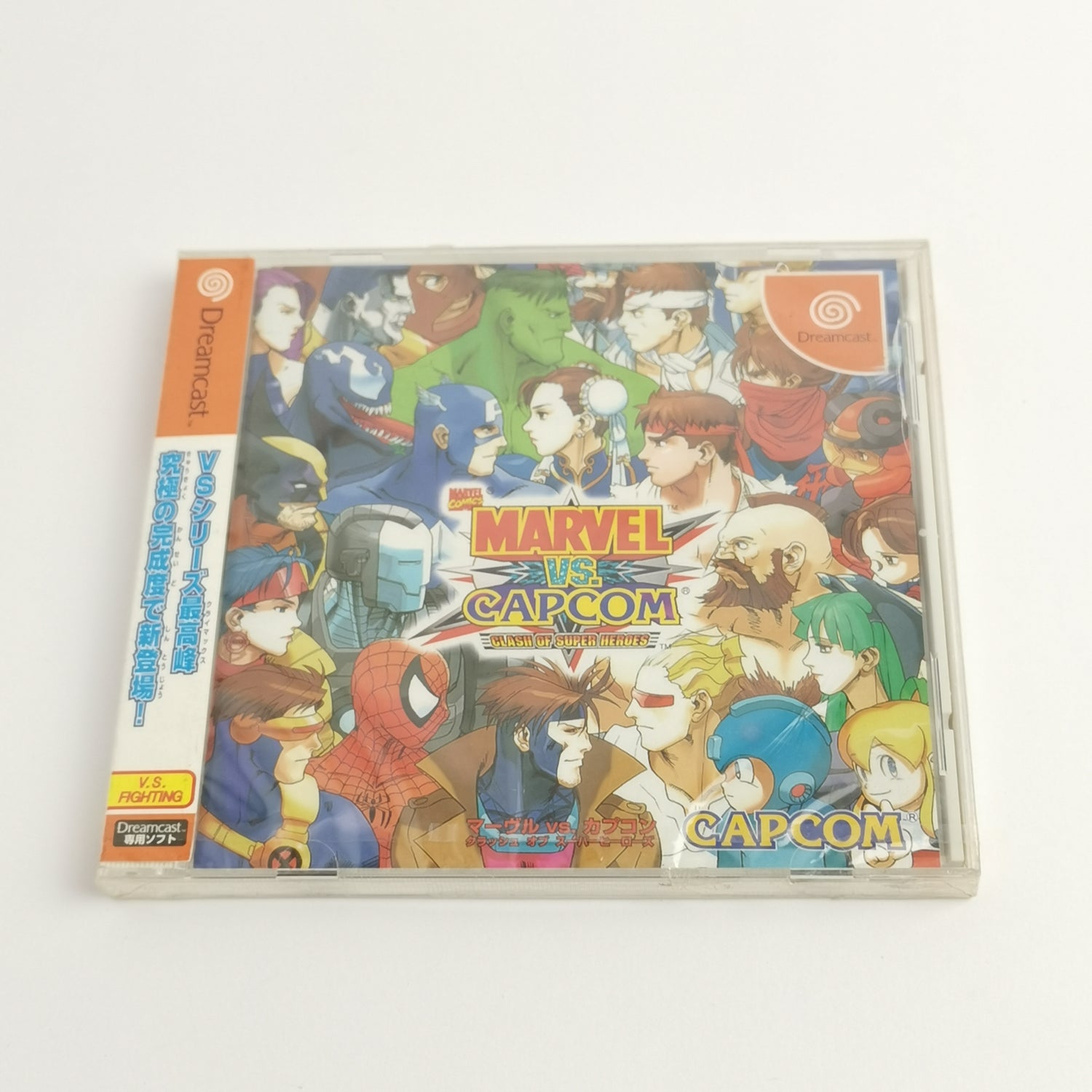 Japanisches Sega Dreamcast Spiel : Marvel vs. Capcom Clash of Super Heroes NEW