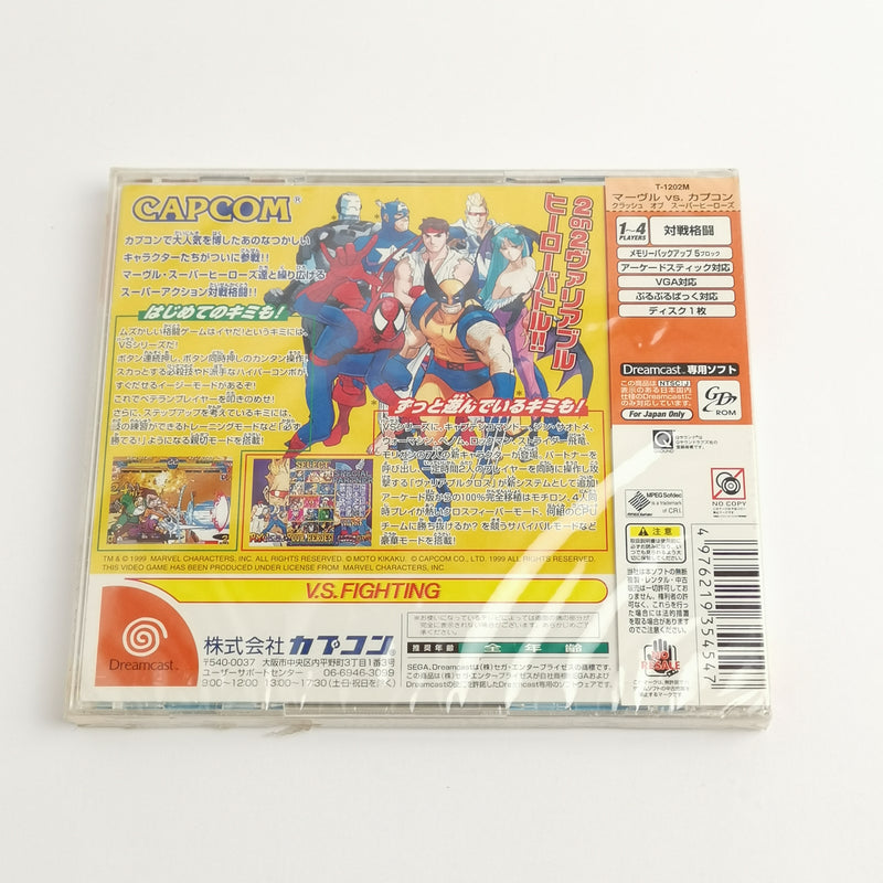 Japanisches Sega Dreamcast Spiel : Marvel vs. Capcom Clash of Super Heroes NEW