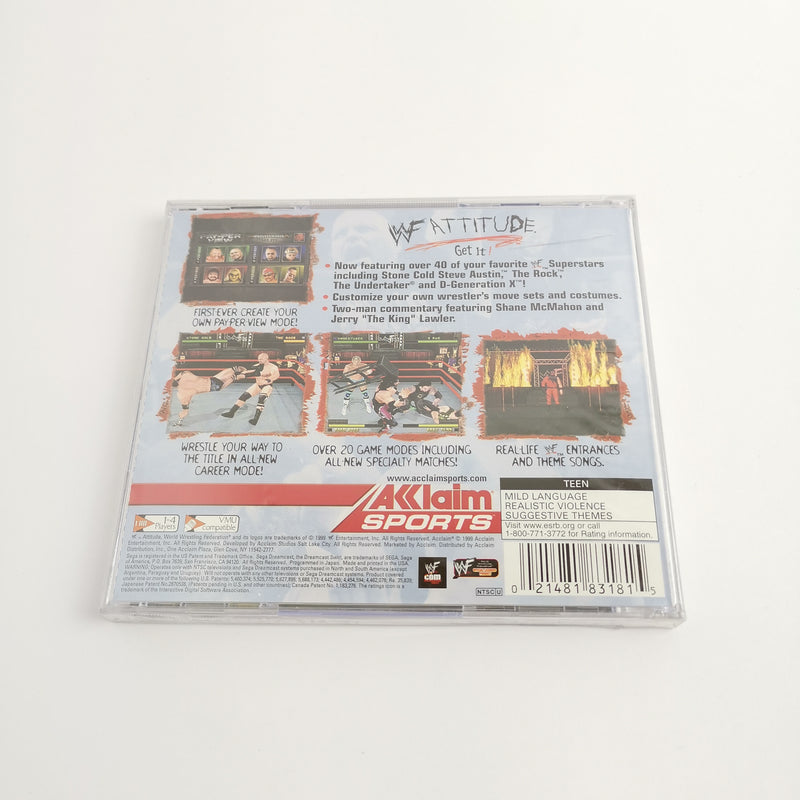 American Sega Dreamcast game: WWF Attitude Wrestling | NEW NEW SEALED