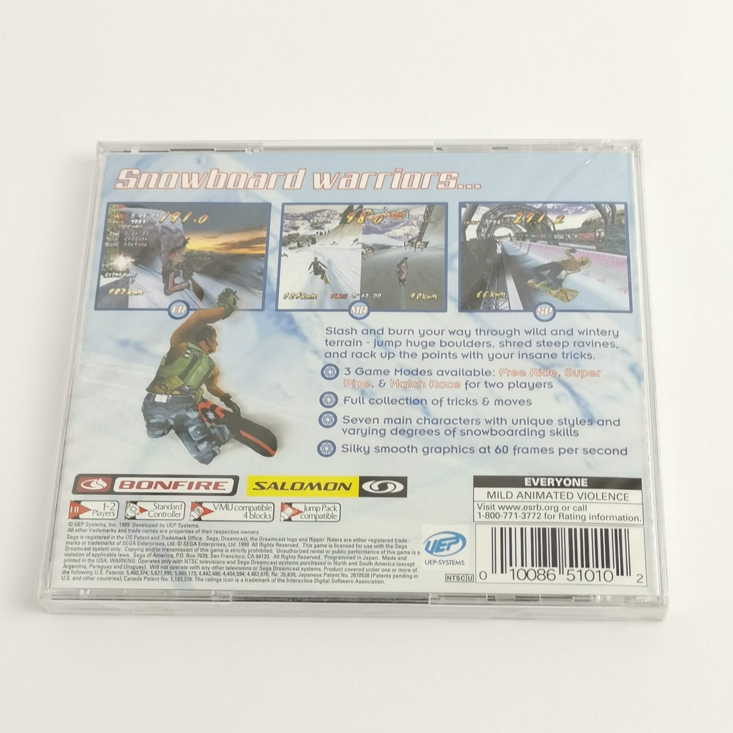 American Sega Dreamcast game: Rippin Riders Snowboarding NEW NEW SEALED