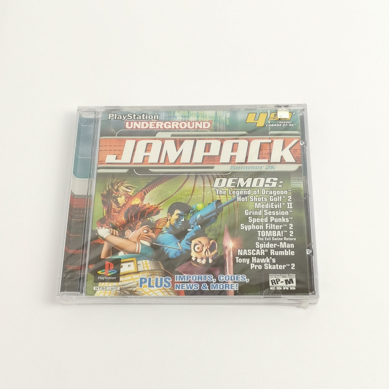 Sony Playstation 1 Underground Demo : Jampack Summer 2K | PS1 USA - NEU NEW