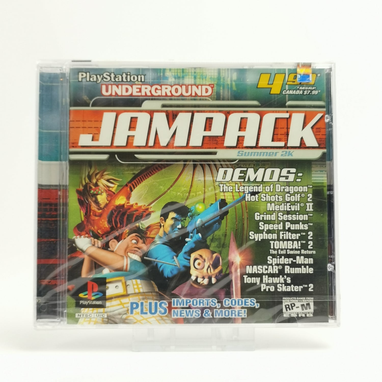 Sony Playstation 1 Underground Demo: Jampack Summer 2K | PS1 USA - NEW NEW [2]