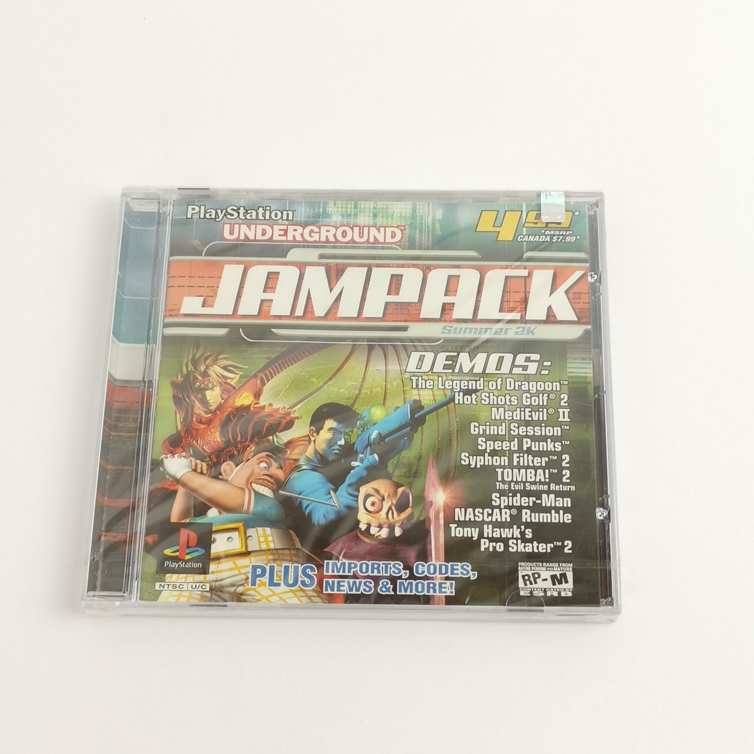 Sony Playstation 1 Underground Demo : Jampack Summer 2K | PS1 USA - NEU NEW [2]