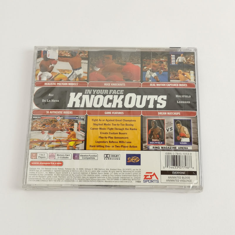 Sony Playstation 1 Game: Knockout Kings | PS1 boxes - NEW NEW SEALED