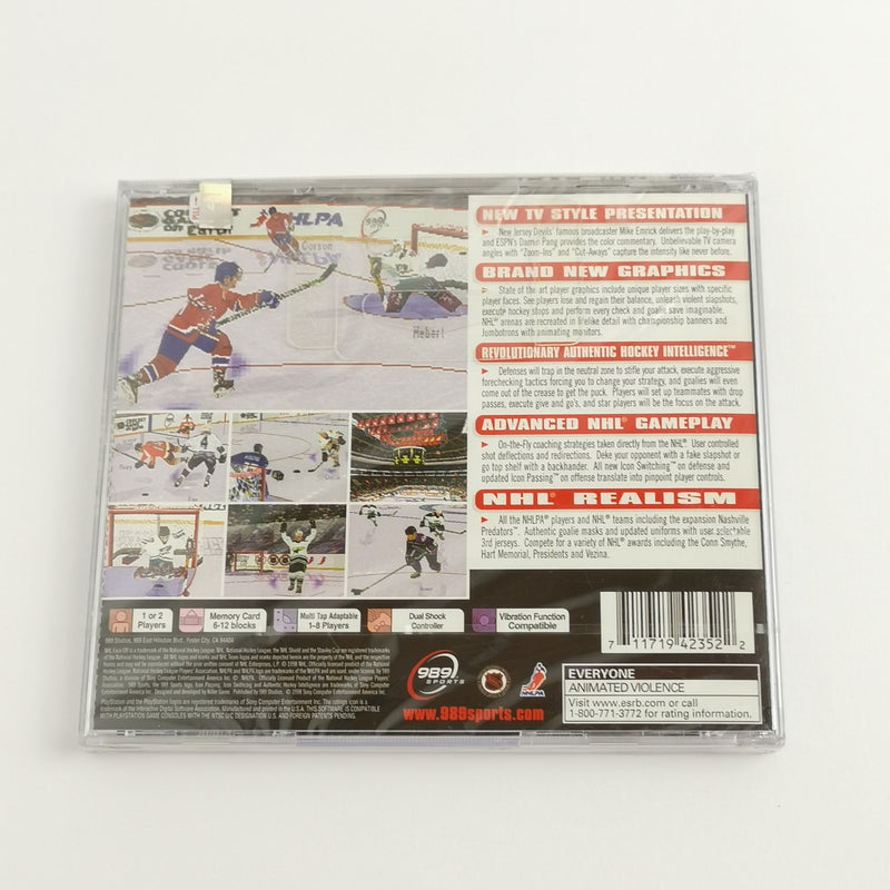 Sony Playstation 1 Spiel : NHL FaceOff 99 Icehockey | PS1 PSX - NEW NEU SEALED