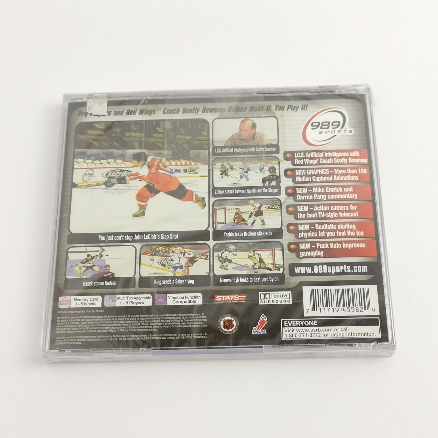 Sony Playstation 1 Spiel : NHL FaceOff 2000 Icehockey | PS1 PSX - NEW NEU SEALED