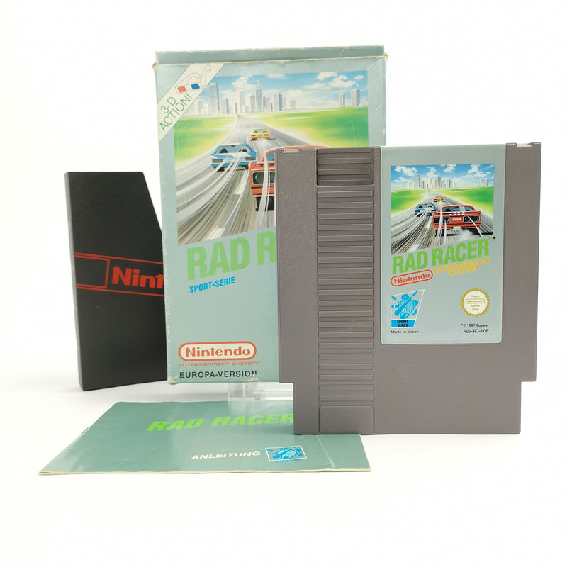 Nintendo Entertainment System Spiel : Rad Racer Sport-Serie | NES OVP - PAL NOE