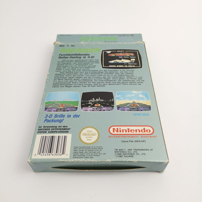 Nintendo Entertainment System Spiel : Rad Racer Sport-Serie | NES OVP - PAL NOE