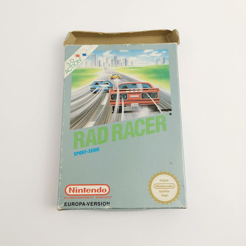 Nintendo Entertainment System Spiel : Rad Racer Sport-Serie | NES OVP - PAL NOE