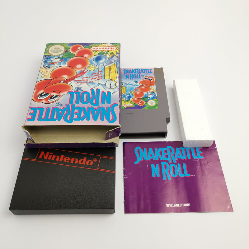 Nintendo Entertainment System Spiel :  Snake Rattle n Roll | OVP NES - PAL NOE