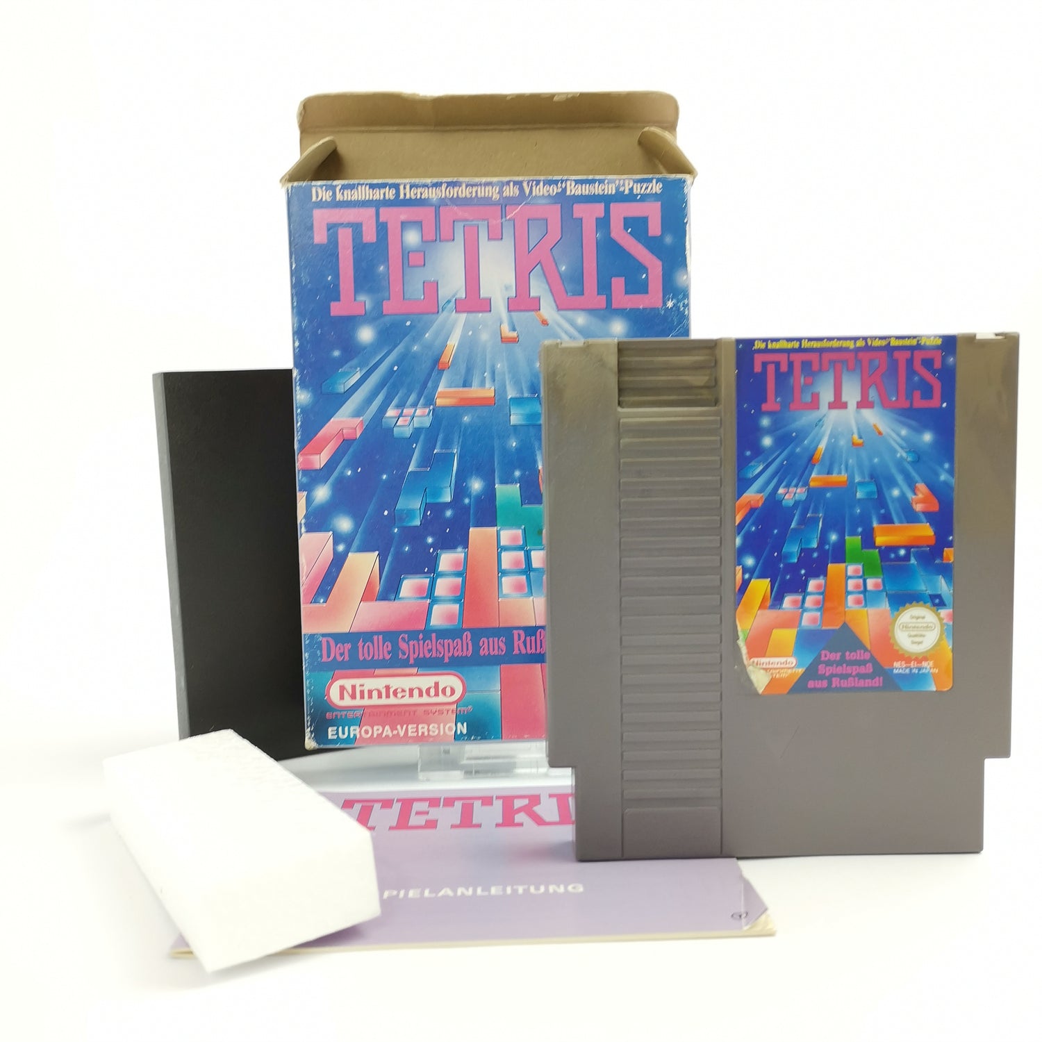 Nintendo Entertainment System Spiel :  TETRIS der Spielspaß aus Rußland NES OVP