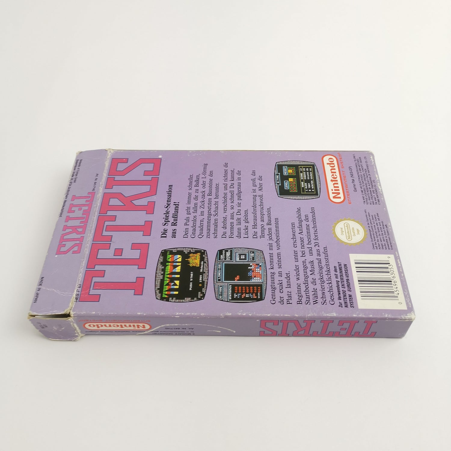 Nintendo Entertainment System Spiel :  TETRIS der Spielspaß aus Rußland NES OVP