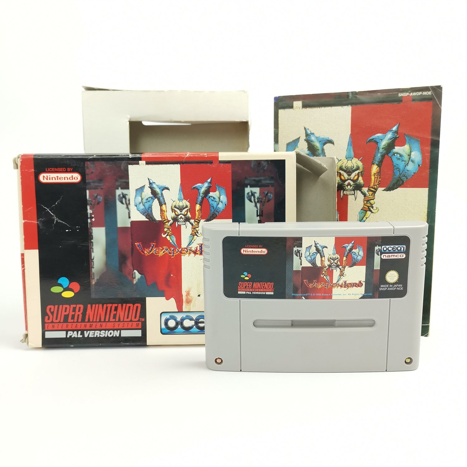Super Nintendo Spiel : WeaponLord | SNES Game Weapon Lord - OVP PAL NOE