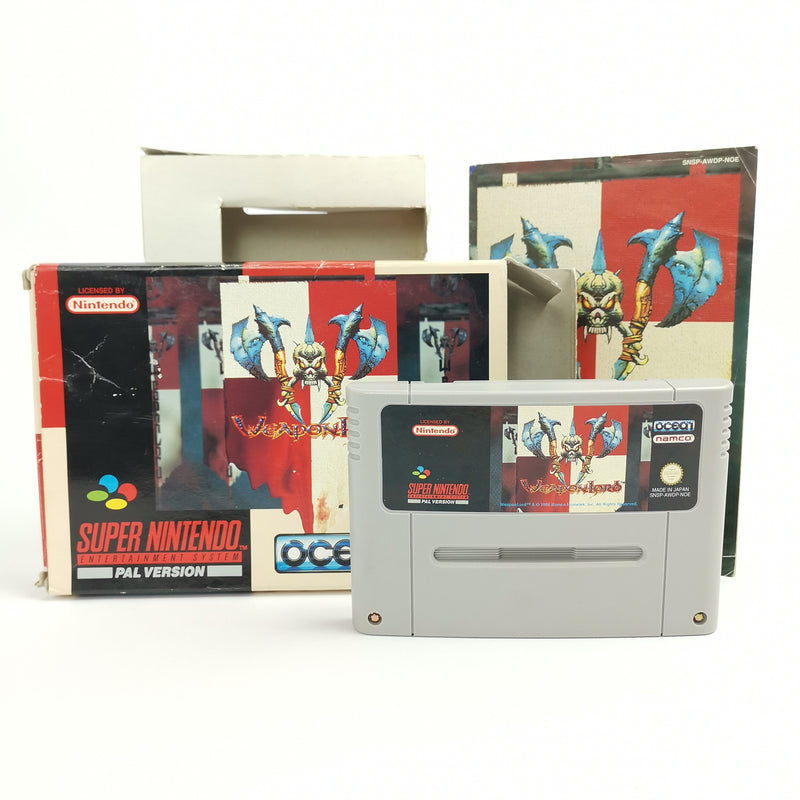 Super Nintendo Spiel : WeaponLord | SNES Game Weapon Lord - OVP PAL NOE