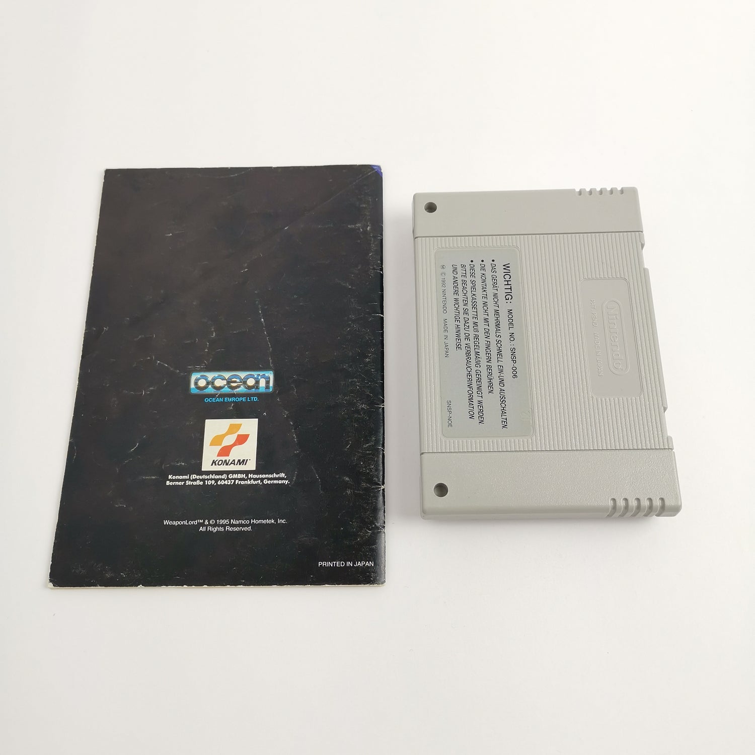 Super Nintendo Spiel : WeaponLord | SNES Game Weapon Lord - OVP PAL NOE