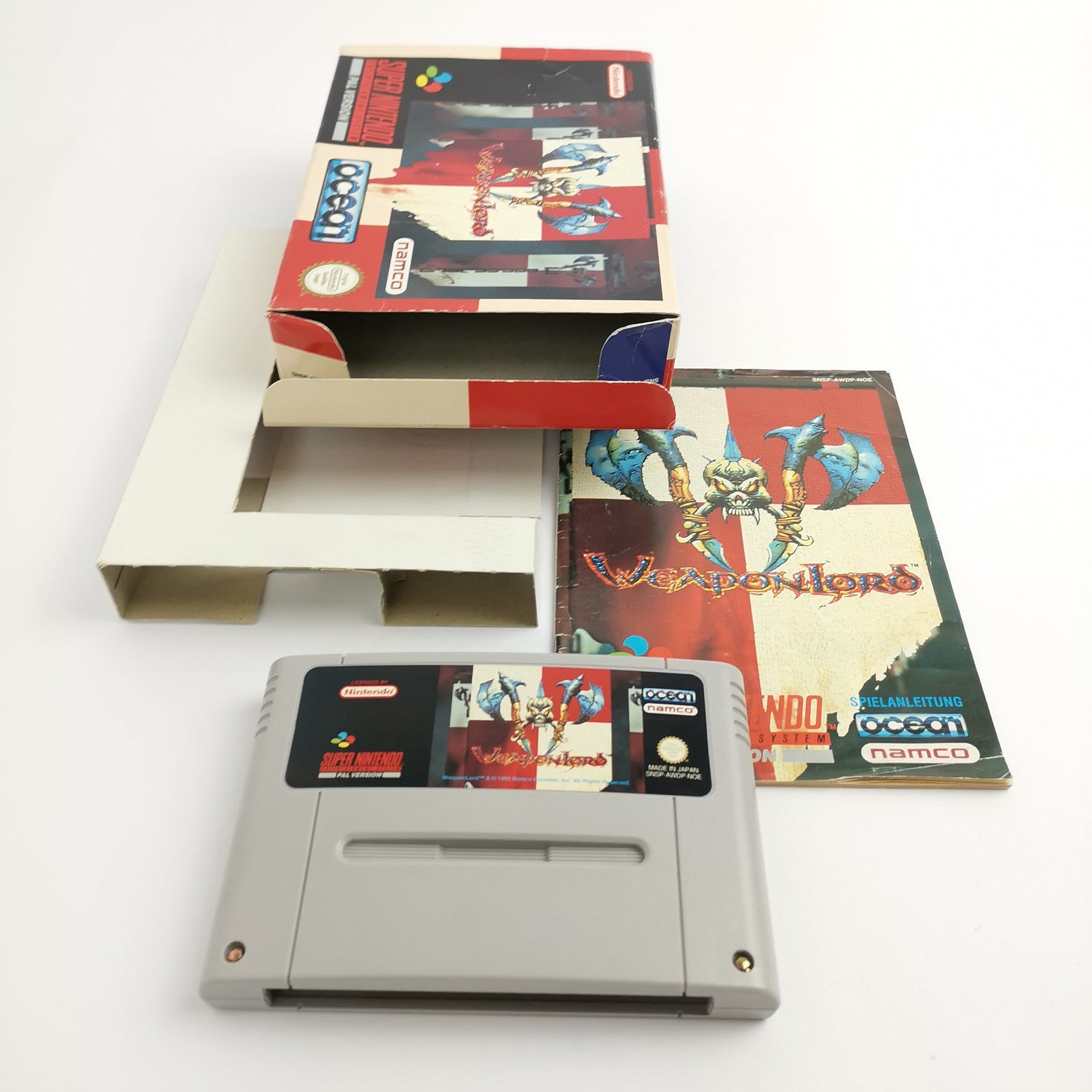 Super Nintendo Spiel : WeaponLord | SNES Game Weapon Lord - OVP PAL NOE