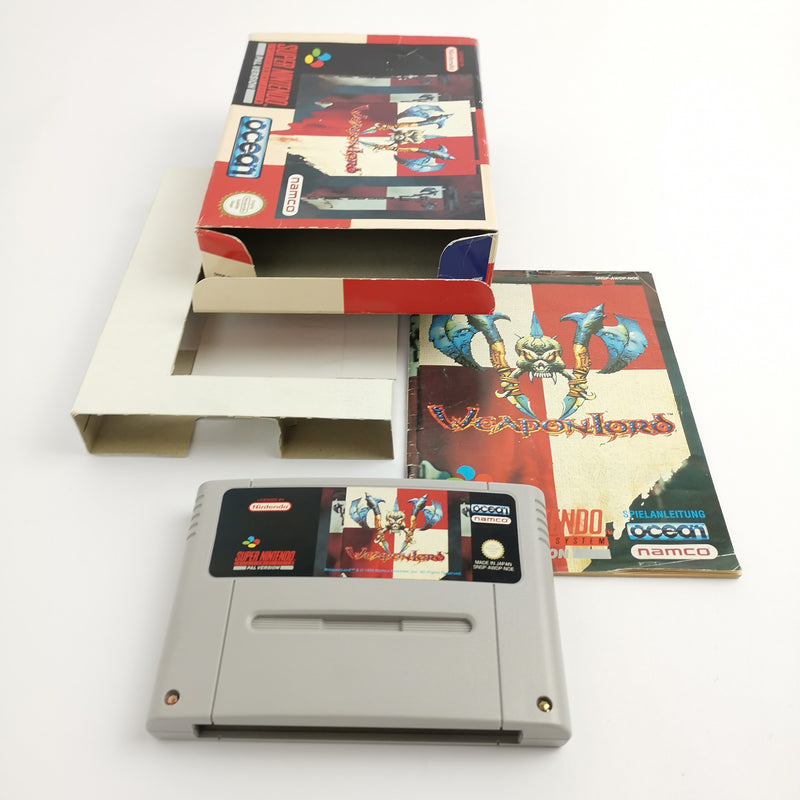 Super Nintendo Spiel : WeaponLord | SNES Game Weapon Lord - OVP PAL NOE