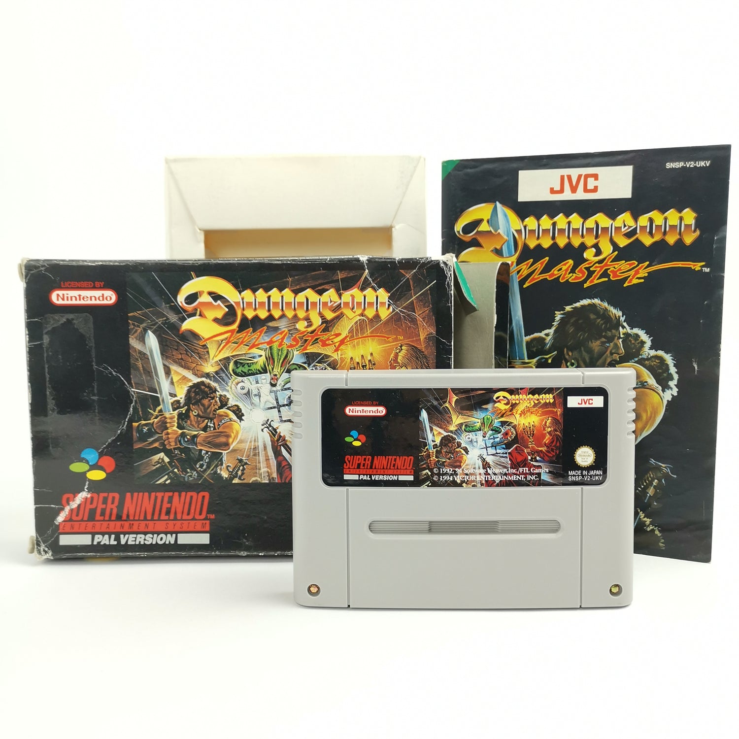 Super Nintendo Game: Dungeon Master | SNES Game - OVP PAL UKV
