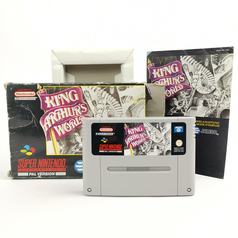 Super Nintendo Spiel : King Arthurs World | SNES Game - OVP PAL NOE