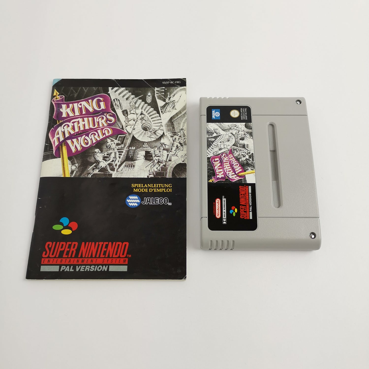 Super Nintendo Spiel : King Arthurs World | SNES Game - OVP PAL NOE