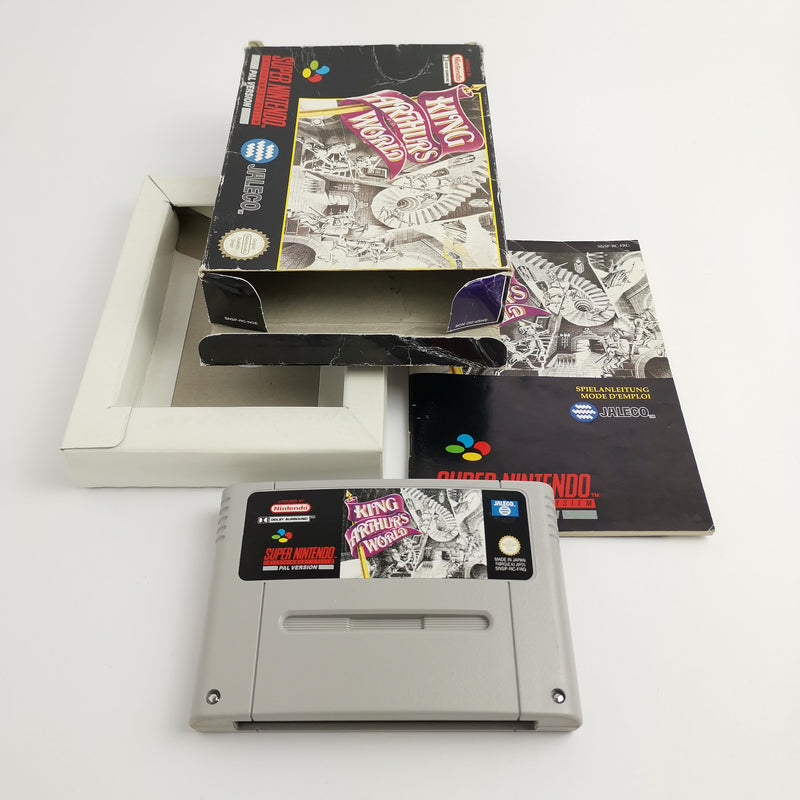 Super Nintendo Spiel : King Arthurs World | SNES Game - OVP PAL NOE