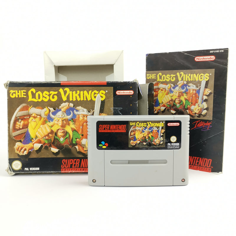 Super Nintendo Spiel : The Lost Vikings | SNES Game - OVP PAL