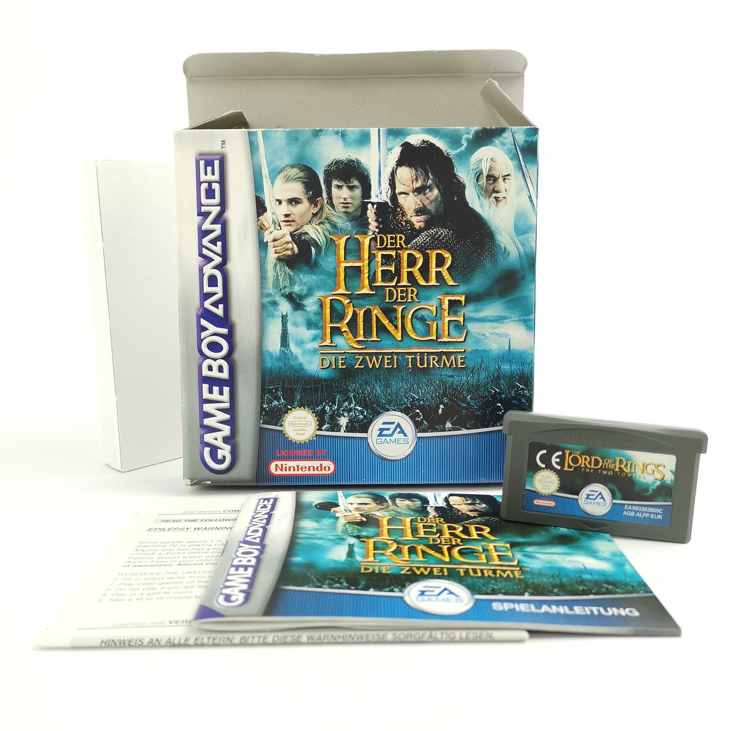 Nintendo Game Boy Advance Spiel : Der Herr Der Ringe die zwei Türme | Gameboy